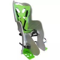 Детское велокресло на раму 'NFUN Curioso Deluxe, серое/зеленое