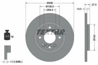 Тормозной диск Textar 92089103