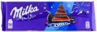 MILKA Шоколад молочный OREO с начинкой со вкусом ванили и печеньем Orreo 300г