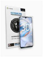 Защитная противоударная бронепленка для Honor 30i X-ONE Extreme 7H Shock Eliminator 4-го поколения на экран