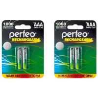 Аккумулятор Perfeo AAA1000mAh, 4 шт