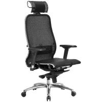 Компьютерное кресло Метта Samurai S-3.04 для руководителя, обивка: текстиль, цвет: черный плюс