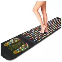 Рефлекторный Массажный коврик для ног и тела с цветными камнями