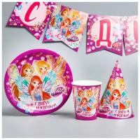 Бумажная посуда WinX Club 