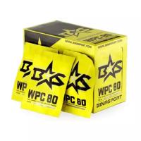 Протеин BINASPORT WPC 80 Whey Protein 18 шт, 33 гр., ассорти