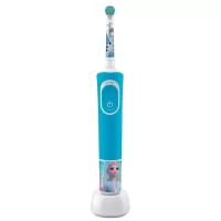 Электрические зубные щётки Oral-B Электрическая зубная щетка Oral-B Frozen D100.413.2K, 3710, вращательная, 7600 об/мин, синяя