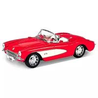 Машинка инерционная Welly 42360 Велли Модель винтажной машины 1:34-39 Chevrolet Corvette 1957