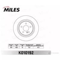Диск тормозной MERCEDES W211 W212 200 350 задний D 300мм MILES K010192