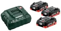 Базовый комплект Metabo 3 LIHD X 4,0 А·Ч (685132000)