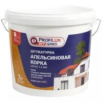 Декоративное покрытие Profilux Штукатурка Апельсиновая корка, белый, 7 кг, 12.5 л