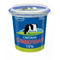 Сметана Экомилк 15%