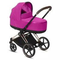 Коляска для новорожденных Cybex Priam III Fancy Pink (Rosegold)