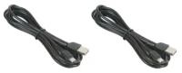 Комплект кабелей USB HOCO X20 Flash для Micro USB, 2.0А, длина 2.0м, черный (2 шт)