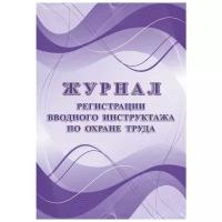 Журнал регистрации вводного инструктажа по охране труда (А4, 24л, скрепка)