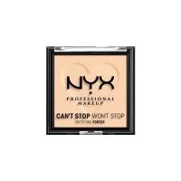 NYX professional makeup пудра Can't Stop Won't Stop Mattifying Powder компактная матирующая light