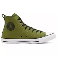 Кеды Converse Chuck Taylor All Star Padded Tongue 168711 текстильные высокие зеленые (41)