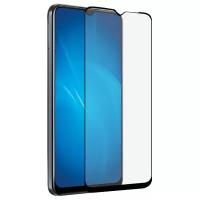 Закаленное стекло DF для Realme C20 / C21 Full Screen Full Glue Black Frame rmColor-15