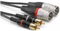 Кабель 2xRCA - 2xXLR Sommer Cable HBP-M2C2-0600 6.0m