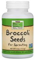 NOW Real Food Broccoli Seeds (Семена брокколи) 113 г