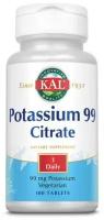Potassium Citrate 99 мг (Цитрат калия) 100 таблеток (KAL)