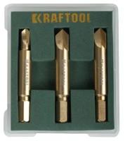 KRAFTOOL Набор экстракторов KRAFTOOL для выкручивания крепежа с износом граней шлица до 95%. PH1/PZ1, PH2/PZ2, P