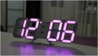 Настольные настенные электронные часы с календарем, термометром и функцией будильника с подсветкой