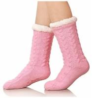 Вязаные плюшевые носки Huggle Slipper Socks универсальный размер