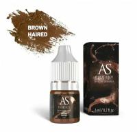 AS Company (AS Pigments, Алина Шахова, Пигменты Шаховой) Пигмент для татуажа бровей Brown haired (Шатен), 6 мл