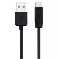 USB кабель- Type-C FaisON HX1 Rapid, 2.0м, круглый, 2.1A, силикон, цвет: чёрный