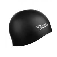 Шапочка для плавания SPEEDO Plain Flat Silicone Cap, 8-709900001, черный, силикон