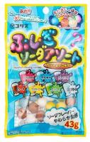 Японские жевательные конфеты ассорти 7 вкусов газированных напитков, CORIS, Япония