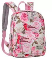 Рюкзак женский сумка женская для девочки детей и взрослых для школы городской для подростка Rotekors Rittlekors Gear 5682 розовая роза