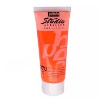 Краска акриловая Pebeo Studio Acrylics Fluo, 100 мл, оранжевый флуоресцентный
