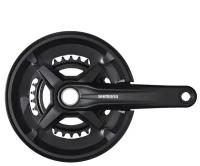 Шатун Shimano MT210 170мм 46/30 для 2*9 ск с защитой черный EFCMT210CX60CL