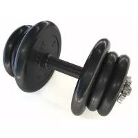 Гантели разборные 1 шт по 21.5 кг Barbell Atlet черный