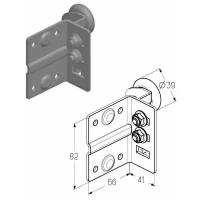 ALUTECH Кронштейн роликовый верхний правый, RBT-310R, 401210700