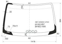 Стекло Лобовое Honda Hr-V 3/5D 98-05 XYG арт. 3967AGNV1P LFW/X