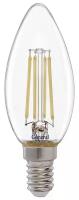 Лампа филамент светодиодная 10Вт свеча General 649907 GLDEN-CS-10-230-E14-4500