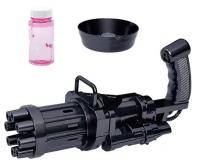 Пистолет для мыльных пузырей Миниган Haifisch electric booble Mini-Gun (Черный)