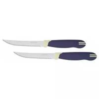 TRAMONTINA Набор ножей для стейка Multicolor с зубцами, 2 шт. синий/серебристый 2 2 шт