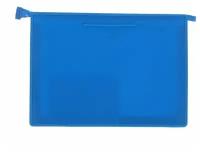 Папка для чертежей и рисунков А3, с ручками пластиковая, молния сверху, 470 х 335 х 50 мм, ПМ-А3-35, синяя