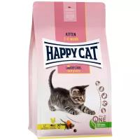 Корм сухой Happy Cat Kitten 1.3 кг, для котят всех пород ( от 2х до 6 месяцев), с фермерской птицей