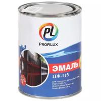 Эмаль Profilux, ПФ-115, алкидная, глянцевая, желтая, 0.9 кг