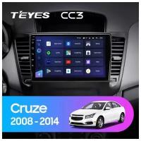 Магнитола андроид Teyes сс3 на CHEVROLET Cruze 2008-2014 / Шевроле Круз (DSP/4G/WiFi/QLED)