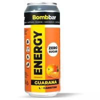 Энергетический напиток Bombbar ENERGY Guarana L-Carnitine (500 мл), вкус: апельсин