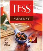 Чай черный Tess Pleasure шиповник-яблоко, 100 шт