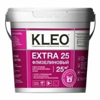 Клей для обоев готовый KLEO EXTRA 25 для флизелиновых обоев, обоев винил на флизелине, малярного (ремонтного) флизелина, ведро 5 кг