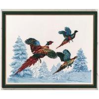 Eva Rosenstand 14-285 Pheasants (Фазаны) Набор для вышивания 40 x 50 см Счетный крест