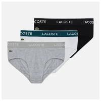 Комплект мужских трусов Lacoste Underwear 3-Pack Casual Briefs комбинированный, Размер M