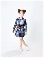 Платье для девочек Mini Maxi, модель 6701, цвет клетка, размер 92